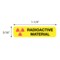 Nevs Labal, Radioactive Material 5/16" x 1-1/4" LW-0104 - alternate 2